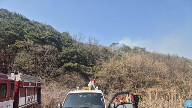 단양 월악산국립공원 산불현장서 80대 숨진 채 발견