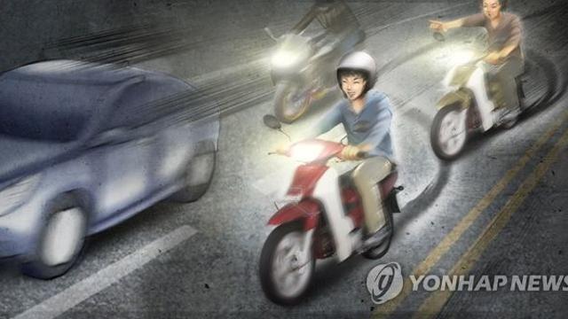 광주 도심서 곡예·난폭운전 오토바이 폭주족들