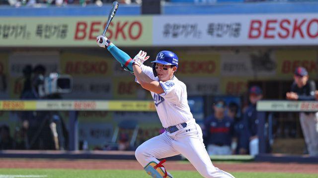 대역전극 가능했는데…김영웅, 삼진+삼진+삼진+삼진이라니→롯데 강속구에 눌렸나? '간판타자 헛방망이' 뼈 아팠다 [대구 현장]