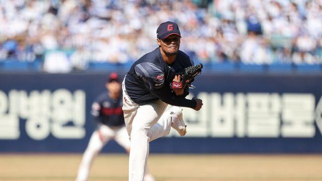 삼성 강타자들 손도 못 썼다, '156km→5이닝 무실점' 롯데 로드리게스 개막부터 대박 예감 [IS 스타]