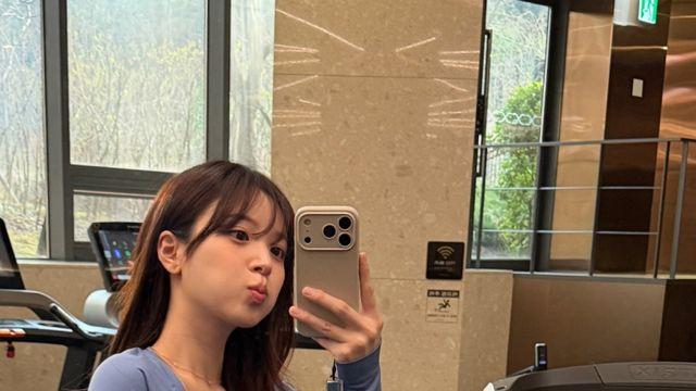 김지영, 결혼 한 달 만 D라인 공개…♥남편과 헬스장 데이트 [IS하이컷]