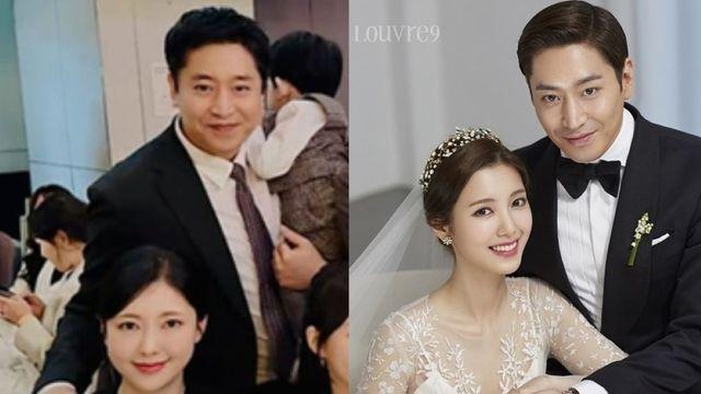 후덕해진 에릭, ♥나혜미와 '이민우 결혼식' 동행…子 품에 안고 '아빠 美' [엑's 이슈]