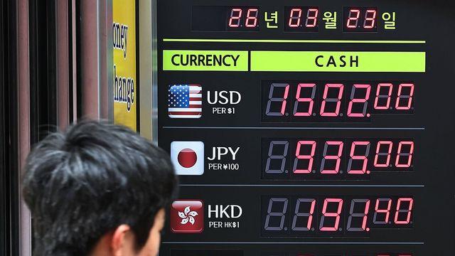 환율, 출구 없는 이란 전쟁에 6.3원 오른 1,515.2원