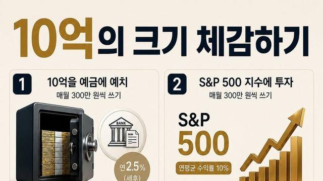10억의 크기 체감하기