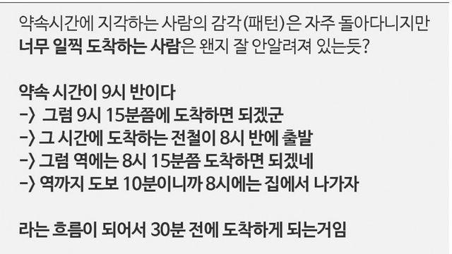 약속시간 너무 일찍 도착하는 사람 심리… 지각생은 모르는 '30분 전 도착'의 비밀