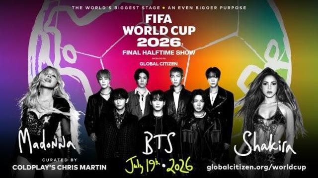 Madonna, Shakira and BTS to co-headline historic FIFA World Cup 2026™ Final Halftime Show