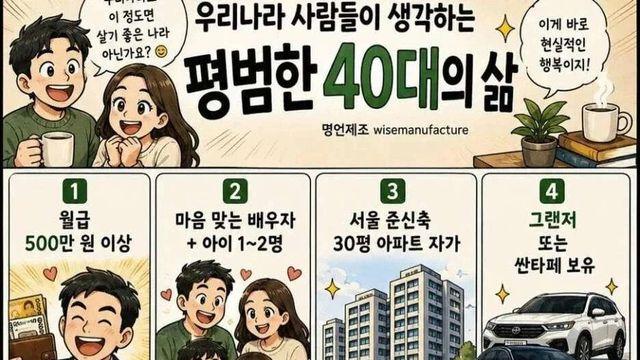사람들이 생각한다는 평범한 40대의 삶