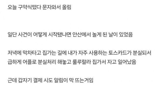 주운 카드 쓰고 다닌 아줌마 참교육한 썰