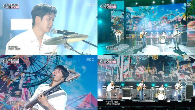 '음중' 루시, 울산 뜨겁게 달궜다…'청량=황홀' 밴드 플레잉