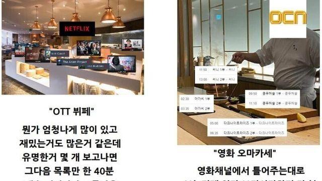 넷플릭스와 OCN의 차이