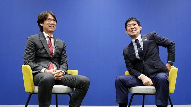 “죄송하다” 한 번 뱉고 자리 떠난 홍명보, 마지막까지 90도 인사 건넨 日 모리야스