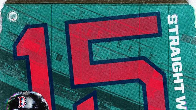 보스턴, 파죽의 15연승…1946년 '테드 윌리엄스' 시대 구단 최장 기록 타이