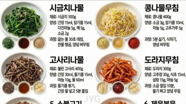 초간단 반찬 레시피