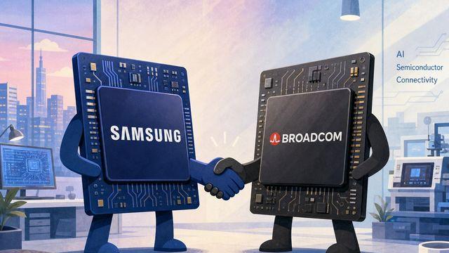 삼성전자, 브로드컴과 5년간 2000억 달러 AI 칩 동맹 체결