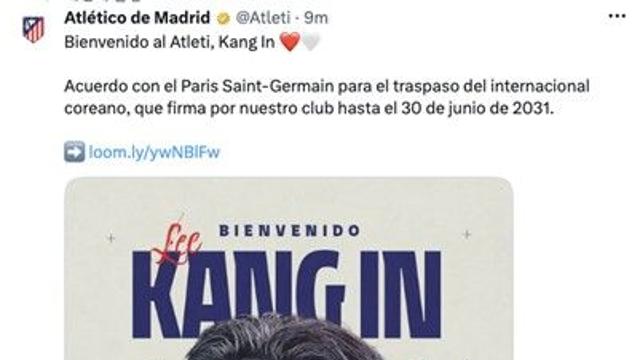 이강인, PSG 떠나 '스페인 거함' AT마드리드 입단…등번호 '7번'(종합)