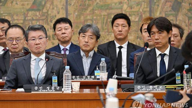 '월드컵 부진' 축구협회, 국회 청문회선 부인·회피로 철벽 방어(종합2보)