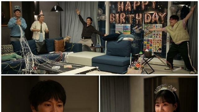 JTBC ‘아파트’ 지성, 눈물 왈칵! ‘간헐적 가족’ 총출동 ‘서프라이즈 생일 파티’ 현장