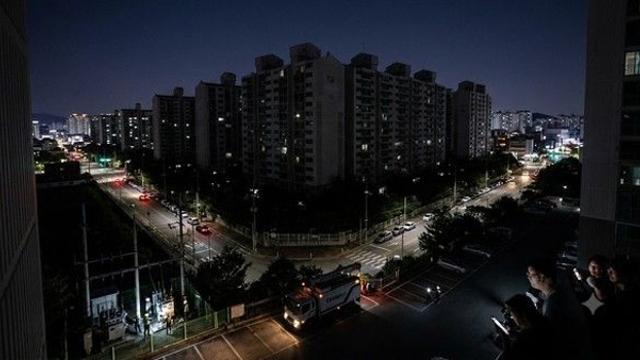 대전 아파트 400세대 정전…4시간 반 만에 복구