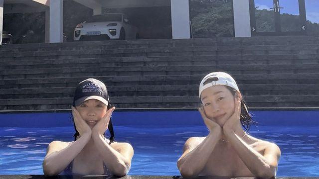 ‘음주운전 자숙→복귀’ 女스타, 절친 배우와 수영장 찾았다…”슬기로운 가평생활” [RE:스타]
