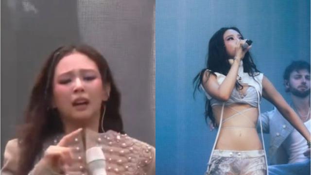 블랙핑크 제니, '서머소닉 2026' 무대서 돌발 상황 속 투혼 