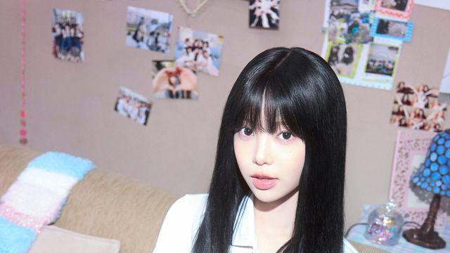 ‘아이돌픽’ 하츠투하츠 이안, 흑발 생머리가 잘 어울리는 여돌 1위