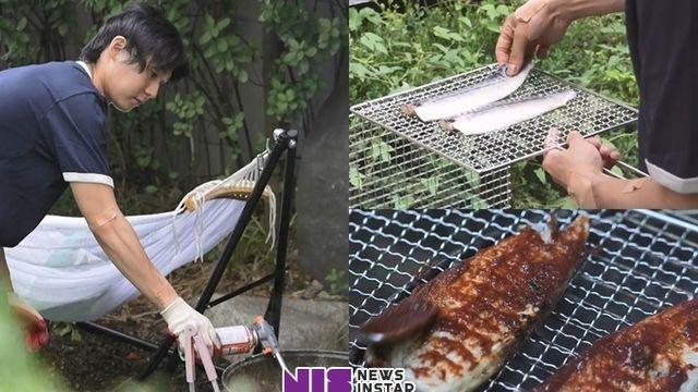 MBC '나혼산' 던, 마당의 계절 열렸다! 마당 바비큐 오픈! 