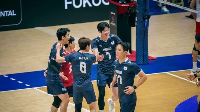 남자배구, 중국 꺾고 7년 만에 아시아선수권 4강 진출