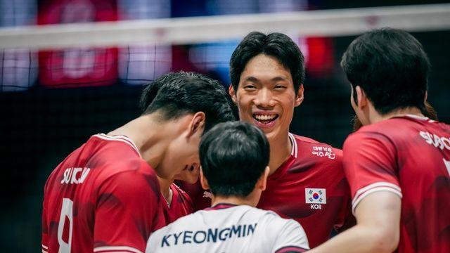 남자배구, 일본에 0-3 완패…아시아선수권 결승 진출 좌절