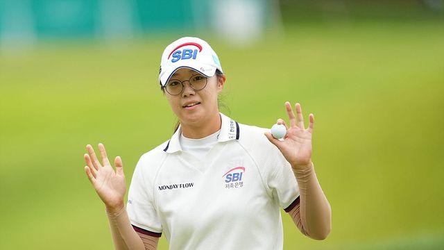 [골프IN화보] 김가희2, 하나금융그룹 챔피언십 1라운드 경기 장면