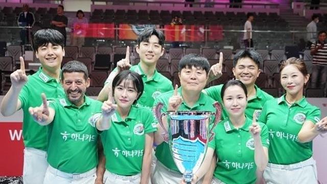 “김가영 MVP 활약” 하나카드, 하림 꺾고 3라운드 우승…역대 최초 5시즌 연속 포스트시즌 진출
