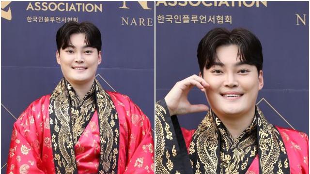 [GJ포토+] 김경민, '왕으로 변신한 트롯 황소'(세계문화유산 신라 궁중 패션쇼)