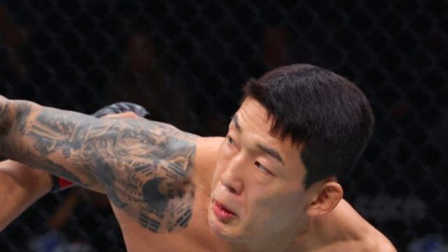 막판 반격도 못 뒤집었다...유주상, 11개월 만의 UFC 복귀전서 석패