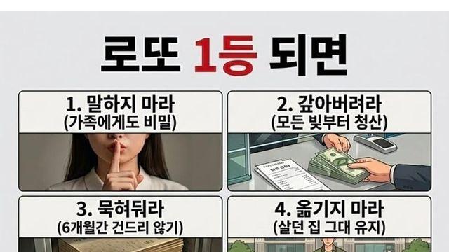 로또 1등 되면,