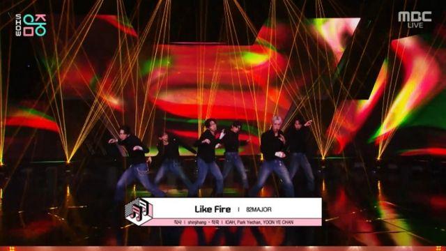 '음중' 82메이저, 'Like Fire' 무대로 보여준 무대의 맛