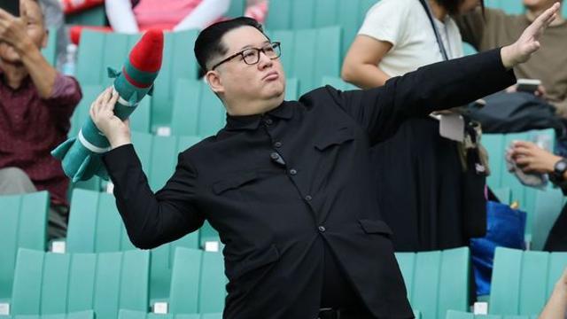 아시안게임 남북전에 뜬 '김정은'…정체 알고 보니 '이 인물'