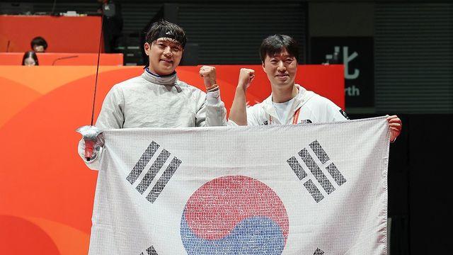 [아시안게임] 부상도 막지 못한 '사브르의 왕' 오상욱, 올림픽 2연패 청신호