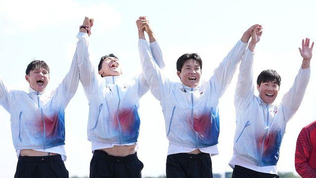[아시안게임] 중국 따돌린 극장 레이스…韓카누 사상 첫 K4 '금빛 축포'(종합2보)