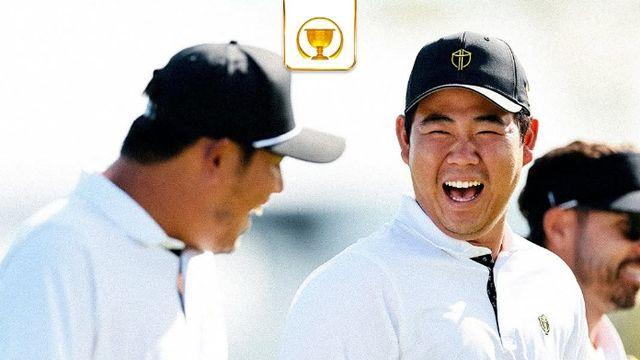 김시우·김주형, 프레지던츠컵 첫날 포볼 경기서 승리