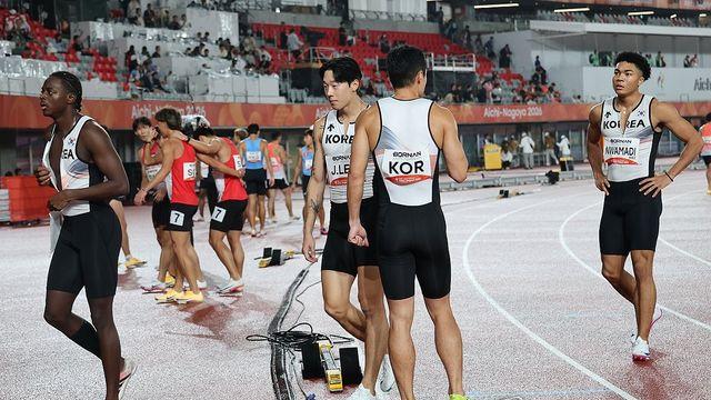 [아시안게임] 육상 남자 400ｍ 계주, 극적으로 결선행…