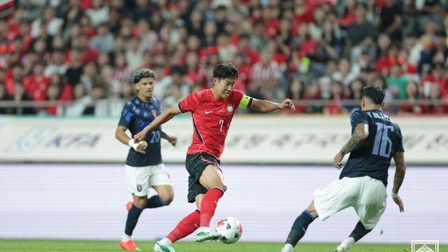 'A매치 최다 58호골' 손흥민 
