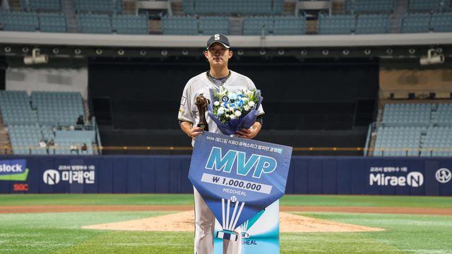 이물질 이슈 딛고 퓨처스 챔피언 결정전 MVP…‘성숙해진’ 김기중의 호투 [SD 고척 스타]
