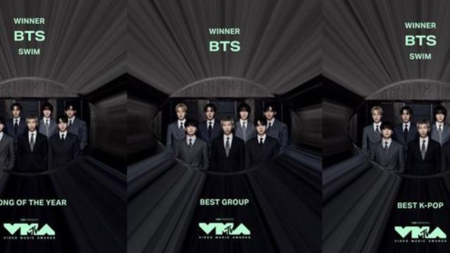 방탄소년단, ‘2026 MTV VMA’ 3개 부문 수상…韓 그룹 최초 ‘올해의 노래’