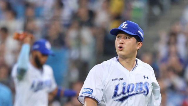 불펜은 지쳐 가는데 선발 연쇄 이탈…지원군 없는 삼성 마운드, 선두 경쟁 '노란불'