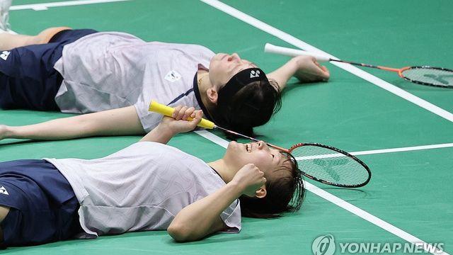 [아시안게임] 만리장성 넘고 마침내 金…이소희·백하나 