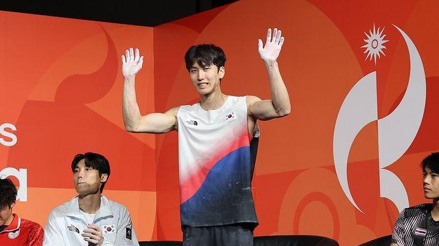 [아시안게임] 클라이밍 '간판' 이도현, 1번 과제 0점에도 극적인 은메달(종합)