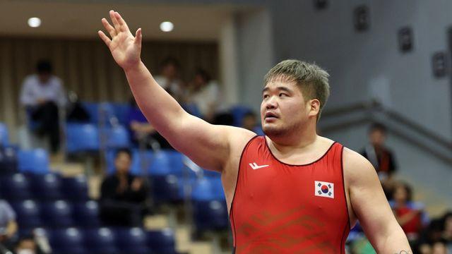 한국 레슬링 최중량급 김민석 3회 연속 메달 [아시안게임]