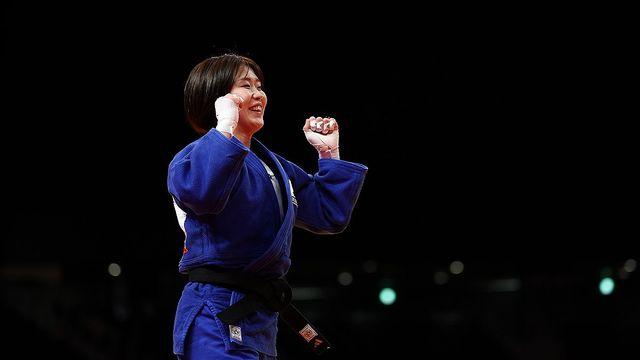 [1보] 독립운동가 후손 허미미, 나고야 AG 여자 유도 57㎏급 금메달