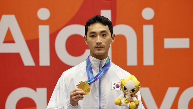 [아시안게임] 부대 지원으로 금빛 품새 윤규성 