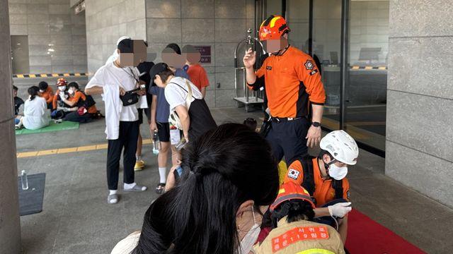 제주 5성급 호텔서 59명 염소가스 흡입…조선호텔 