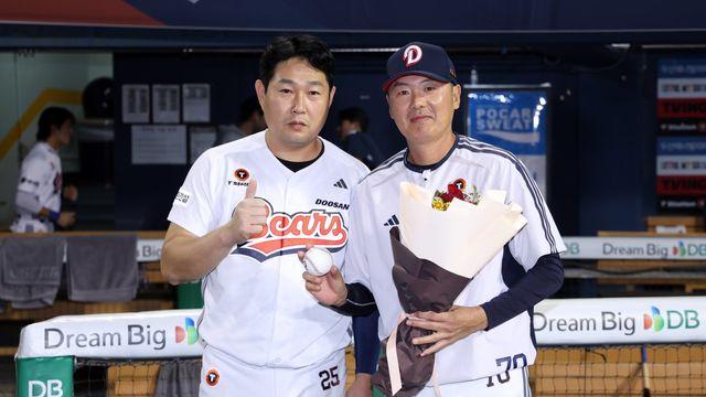 ‘사령탑 통산 300승’ 김원형 두산 감독 “좋은 선수들과 함께한 덕분에” [SD 잠실 승장]